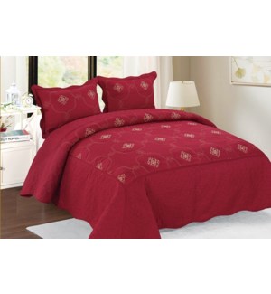 3PC - KING BED SPREAD - 8/BOX